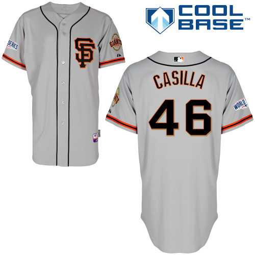 San Francisco Giants #46 Casilla SF Gray Cool Base Jerseys,We sell and wholesale San Francisco Giants #46 Casilla SF Gray Cool Base Jerseys on line form chian!