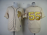 San Francisco Giants #55 Tim Lincecum Authentic 2013 Commemorative Gold Jerseys,baseball caps,new era cap wholesale,wholesale hats