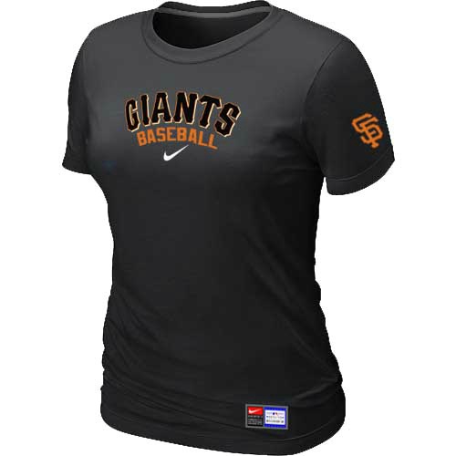 San Francisco Giants Nike Women's Black Short Sleeve Practice T-Shirt,We sell and wholesale San Francisco Giants Nike Women's Black Short Sleeve Practice T-Shirt on line form chian!