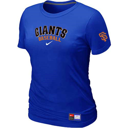 San Francisco Giants Nike Women's Blue Short Sleeve Practice T-Shirt,We sell and wholesale San Francisco Giants Nike Women's Blue Short Sleeve Practice T-Shirt on line form chian!