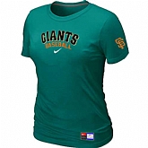 San Francisco Giants Nike Women's L.Green Short Sleeve Practice T-Shirt,baseball caps,new era cap wholesale,wholesale hats