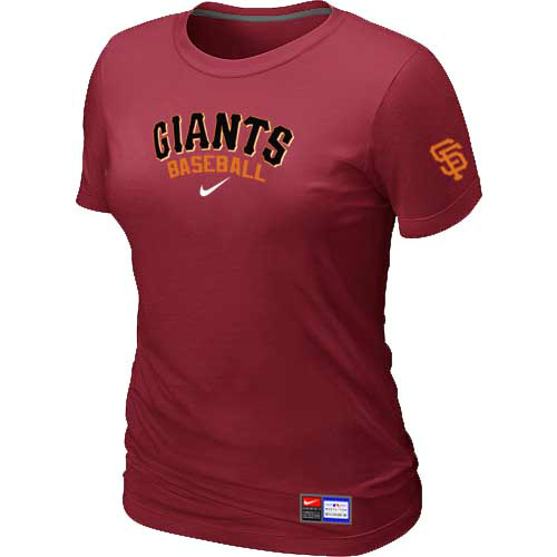 San Francisco Giants Nike Women's Red Short Sleeve Practice T-Shirt,We sell and wholesale San Francisco Giants Nike Women's Red Short Sleeve Practice T-Shirt on line form chian!
