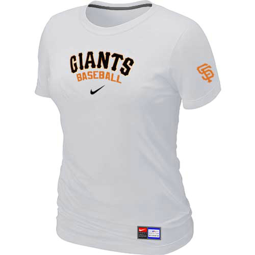 San Francisco Giants Nike Women's White Short Sleeve Practice T-Shirt,We sell and wholesale San Francisco Giants Nike Women's White Short Sleeve Practice T-Shirt on line form chian!