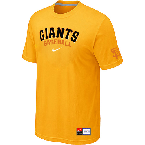 San Francisco Giants Yellow Nike Short Sleeve Practice T-Shirt,We sell and wholesale San Francisco Giants Yellow Nike Short Sleeve Practice T-Shirt on line form chian!