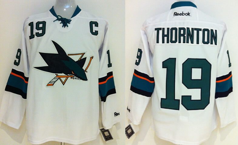 San Jose Sharks #19 Joe Thornton C Patch 2014 White Jerseys,We sell and wholesale San Jose Sharks #19 Joe Thornton C Patch 2014 White Jerseys on line form chian!