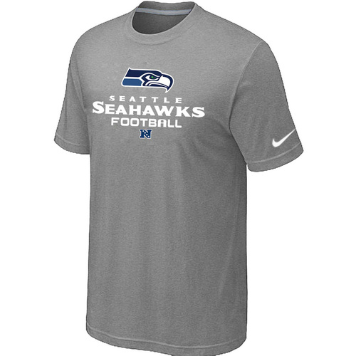 Seattle Seahawks Critical Victory light Grey T-Shirt,We sell and wholesale Seattle Seahawks Critical Victory light Grey T-Shirt on line form chian!