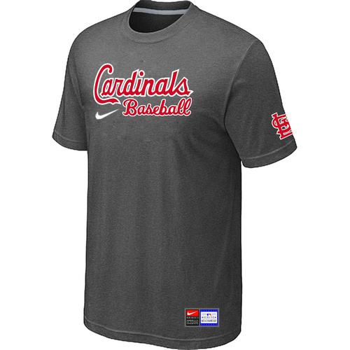 St. Louis Cardinals D.Grey Nike Short Sleeve Practice T-Shirt,We sell and wholesale St. Louis Cardinals D.Grey Nike Short Sleeve Practice T-Shirt on line form chian!