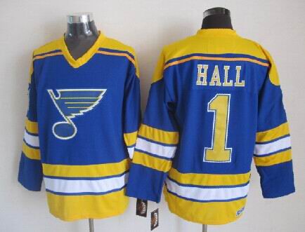 St.Louis Blues #1 Hall CCM Throwback Blue Jerseys,We sell and wholesale St.Louis Blues #1 Hall CCM Throwback Blue Jerseys on line form chian!