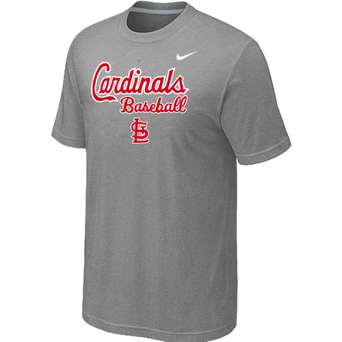 St.Louis Cardinals 2014 Home Practice T-Shirt - Light Grey,We sell and wholesale St.Louis Cardinals 2014 Home Practice T-Shirt - Light Grey on line form chian!