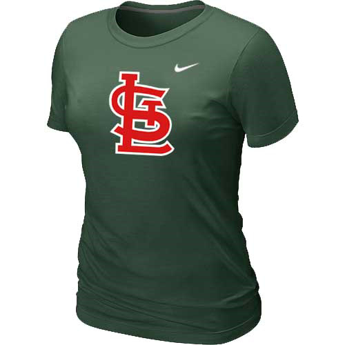 St.Louis Cardinals Heathered D.Green Nike Women's Blended T-Shirt,We sell and wholesale St.Louis Cardinals Heathered D.Green Nike Women's Blended T-Shirt on line form chian!