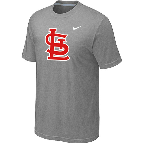 St.Louis Cardinals Heathered L.Grey Nike Blended T-Shirt,We sell and wholesale St.Louis Cardinals Heathered L.Grey Nike Blended T-Shirt on line form chian!