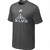 Super Bowl XLVII Logo D.Grey T-Shirt