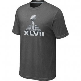 Super Bowl XLVII Logo D.Grey T-Shirt,We sell and wholesale Super Bowl XLVII Logo D.Grey T-Shirt on line form chian!