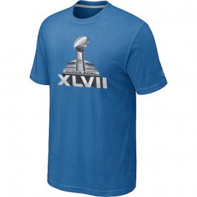 Super Bowl XLVII Logo light Blue T-Shirt,We sell and wholesale Super Bowl XLVII Logo light Blue T-Shirt on line form chian!