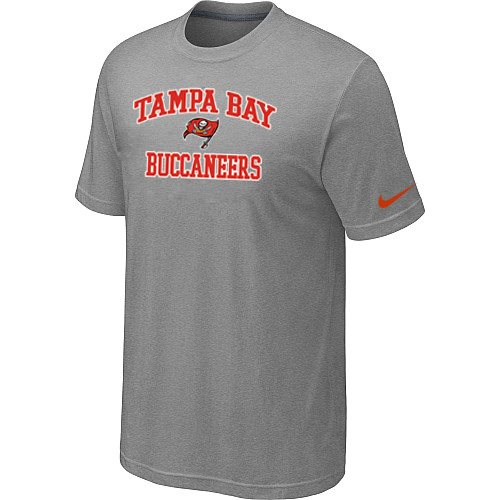 Tampa Bay Buccaneers Heart & Soul Light greyl T-Shirt,We sell and wholesale Tampa Bay Buccaneers Heart & Soul Light greyl T-Shirt on line form chian!
