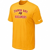 Tampa Bay Buccaneers Heart & Soul Yellowl T-Shirt