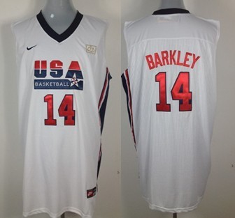 Team USA Basketball #14 Charles Barkley White Throwback Jerseys,We sell and wholesale Team USA Basketball #14 Charles Barkley White Throwback Jerseys on line form chian!