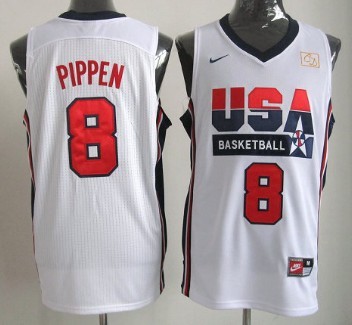 Team USA Basketball #8 Scottie Pippen White Throwback Jerseys,We sell and wholesale Team USA Basketball #8 Scottie Pippen White Throwback Jerseys on line form chian!