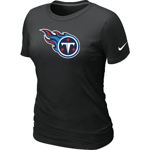 Tennessee Titans Black Women's Logo T-Shirt,We sell and wholesale Tennessee Titans Black Women's Logo T-Shirt on line form chian!