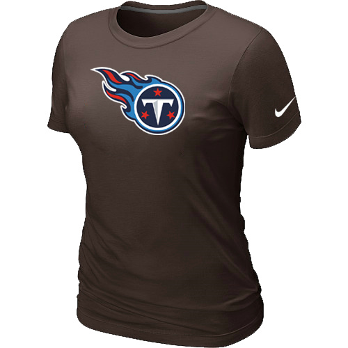 Tennessee Titans Brown Women's Logo T-Shirt,We sell and wholesale Tennessee Titans Brown Women's Logo T-Shirt on line form chian!