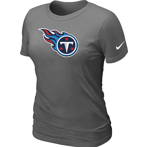 Tennessee Titans D.Grey Women's Logo T-Shirt,We sell and wholesale Tennessee Titans D.Grey Women's Logo T-Shirt on line form chian!