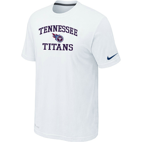 Tennessee Titans Heart & Soul White T-Shirt,We sell and wholesale Tennessee Titans Heart & Soul White T-Shirt on line form chian!
