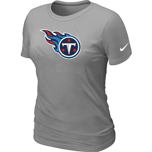 Tennessee Titans L.Grey Women's Logo T-Shirt,We sell and wholesale Tennessee Titans L.Grey Women's Logo T-Shirt on line form chian!