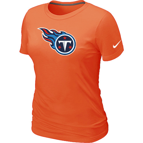 Tennessee Titans Orange Women's Logo T-Shirt,We sell and wholesale Tennessee Titans Orange Women's Logo T-Shirt on line form chian!