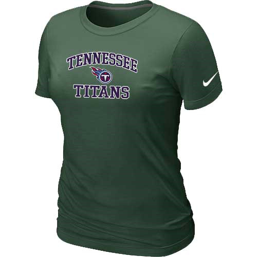 Tennessee Titans Women's Heart & Soul D.Green T-Shirt,We sell and wholesale Tennessee Titans Women's Heart & Soul D.Green T-Shirt on line form chian!