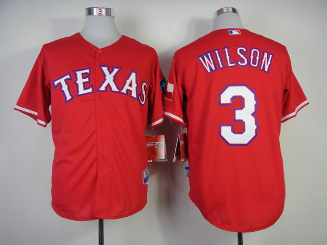 Texas Rangers #3 Wilson 2014 Red Jerseys,We sell and wholesale Texas Rangers #3 Wilson 2014 Red Jerseys on line form chian!