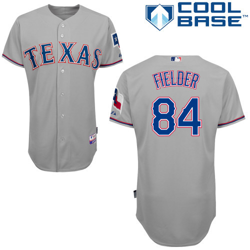 Texas Rangers #84 Fielder Grey Jerseys,We sell and wholesale Texas Rangers #84 Fielder Grey Jerseys on line form chian!
