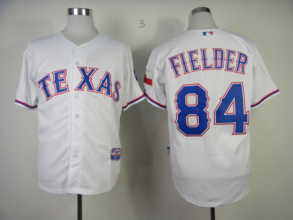 Texas Rangers #84 Fielder White Jerseys,We sell and wholesale Texas Rangers #84 Fielder White Jerseys on line form chian!