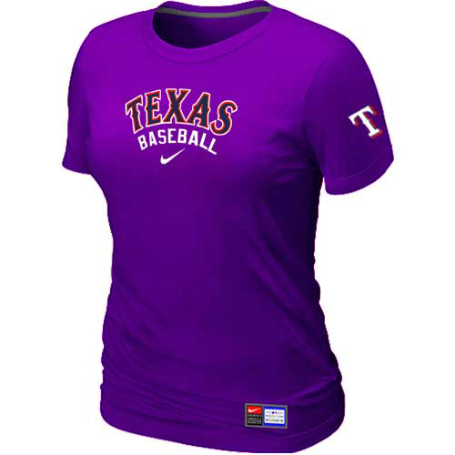 Texas Rangers Nike Women's Purple Short Sleeve Practice T-Shirt,We sell and wholesale Texas Rangers Nike Women's Purple Short Sleeve Practice T-Shirt on line form chian!