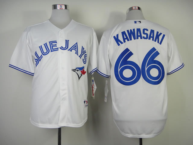 Toronto Blue Jays #66 Kawasaki White Jerseys,We sell and wholesale Toronto Blue Jays #66 Kawasaki White Jerseys on line form chian!