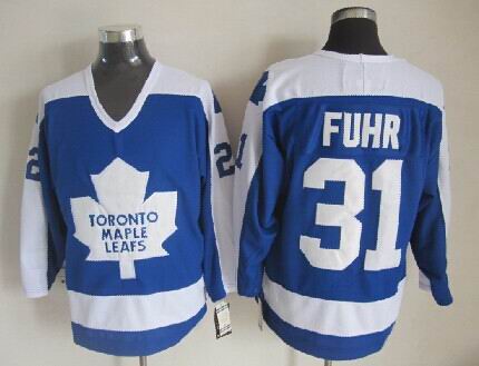 Toronto Maple Leafs #31 Fuhr CCM Throwback Blue Jerseys,We sell and wholesale Toronto Maple Leafs #31 Fuhr CCM Throwback Blue Jerseys on line form chian!