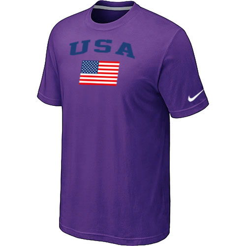 USA Olympics USA Flag Collection Locker Room T-Shirt Purple,We sell and wholesale USA Olympics USA Flag Collection Locker Room T-Shirt Purple on line form chian!