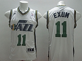 Utah Jazz #11 Dante Exum Revolution 30 Swingman White Jerseys,baseball caps,new era cap wholesale,wholesale hats