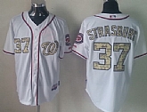 Washington Nationals #37 Stephen Strasburg White 2013 USMC Home Cool Base Jerseys,baseball caps,new era cap wholesale,wholesale hats