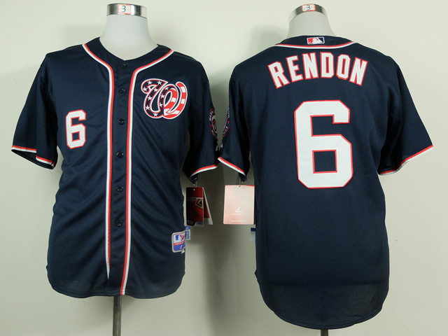 Washington Nationals #6 Rendon Navy Blue Jerseys,We sell and wholesale Washington Nationals #6 Rendon Navy Blue Jerseys on line form chian!