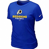 Washington Red Skins Blue Women's Critical Victory T-Shirt,baseball caps,new era cap wholesale,wholesale hats