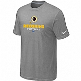 Washington Red Skins Critical Victory light Grey T-Shirt,baseball caps,new era cap wholesale,wholesale hats