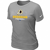 Washington Red Skins L.Grey Women's Critical Victory T-Shirt,baseball caps,new era cap wholesale,wholesale hats