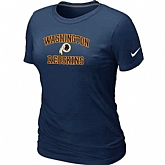Washington Red Skins Women's Heart & Soul D.Blue T-Shirt,baseball caps,new era cap wholesale,wholesale hats