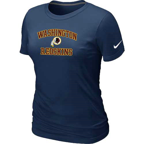 Washington Red Skins Women's Heart & Soul D.Blue T-Shirt,We sell and wholesale Washington Red Skins Women's Heart & Soul D.Blue T-Shirt on line form chian!