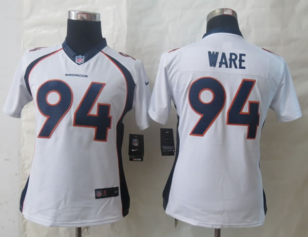 Women Nike Limited Denver Broncos #94 Ware White Jerseys,We sell and wholesale Women Nike Limited Denver Broncos #94 Ware White Jerseys on line form chian!
