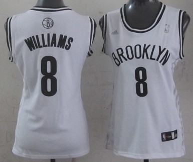 Womens Brooklyn Nets #8 Deron Williams White Jerseys,We sell and wholesale Womens Brooklyn Nets #8 Deron Williams White Jerseys on line form chian!