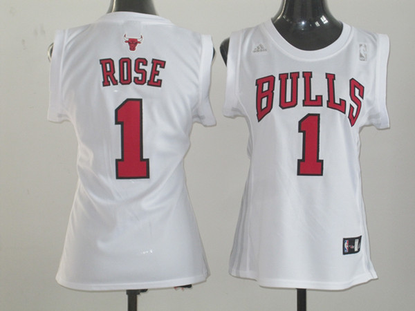 Womens Chicago Bulls #1 Rose White Jerseys,We sell and wholesale Womens Chicago Bulls #1 Rose White Jerseys on line form chian!