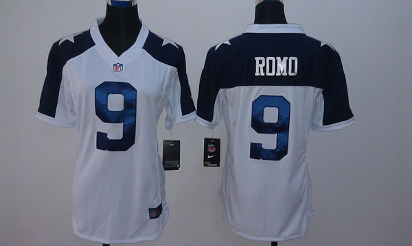 Womens Limited Nike Dallas Cowboys #9 Tony Romo White Thanksgiving Jerseys,We sell and wholesale Womens Limited Nike Dallas Cowboys #9 Tony Romo White Thanksgiving Jerseys on line form chian!