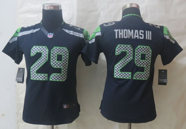 Womens Limited Nike Seattle Seahawks #29 Thomas III Blue Jerseys,We sell and wholesale Womens Limited Nike Seattle Seahawks #29 Thomas III Blue Jerseys on line form chian!