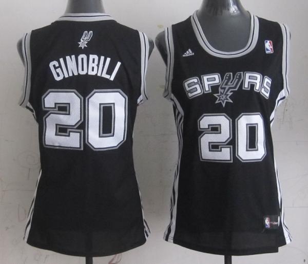 Womens San Antonio Spurs #20 Manu Ginobili Black Jerseys,We sell and wholesale Womens San Antonio Spurs #20 Manu Ginobili Black Jerseys on line form chian!